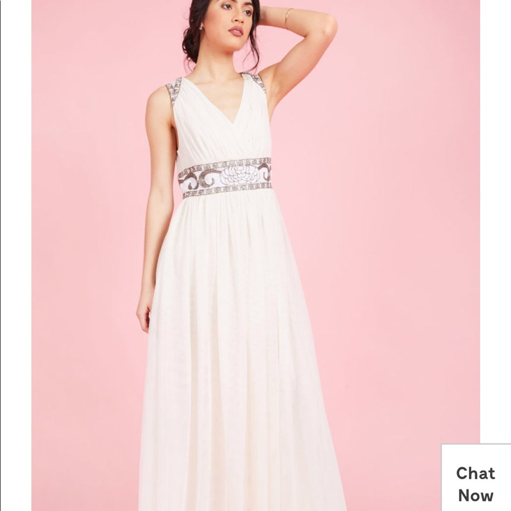 Brand new Greek hippie wedding dress